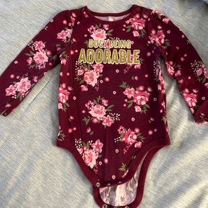 Maroon floral